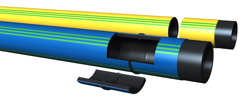 Extena SLM 3.0 Mantlat rör Polyeten PE100 RC Rör med kappa